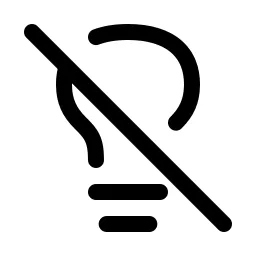 Light Bulb Off Icon
