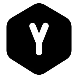 Hexagon Letter Y Icon