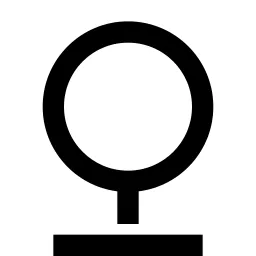 Map Pin 4 Line Icon