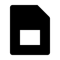 Sim Card Fill Icon