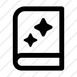 Magic Book Magician Sparkles Icon