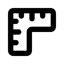 Ruler Line Icon