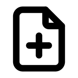 File Plus Line Icon