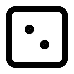 Dice 2 Line Icon