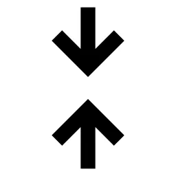 Collapse Vertical Line Icon