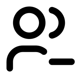 Users Minus Line Icon