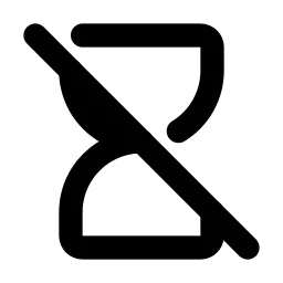 Hourglass Off Line Icon