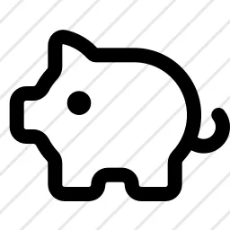 Piggy Bank Save Money Icon