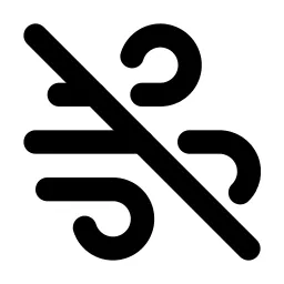 Wind Off Line Icon