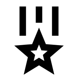 Medal 2 Line Icon