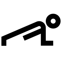 Plank Pose Icon