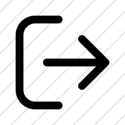 Arrow Box Left Logout Leave Door Icon