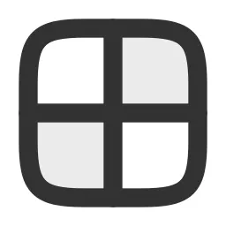 Grid Duotone Icon