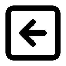 Square Arrow Left Line Icon