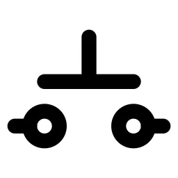 Circuit Pushbutton Line Icon