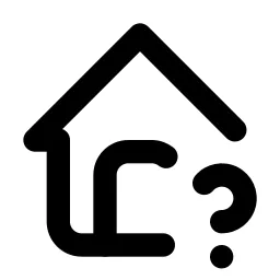 Home Question Line Icon