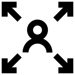 Personal Transfer Arrows Icon