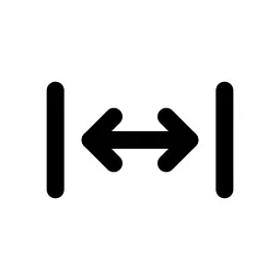 Arrows Left Right To Line Duo Icon