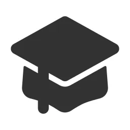 Academic Cap Fill Icon