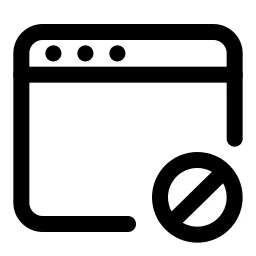 Window No Access Icon