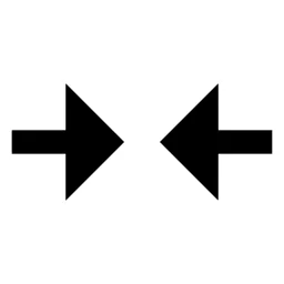 Collapse Horizontal Fill Icon