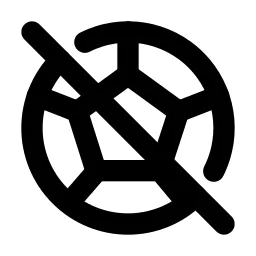 Ball Football Off Line Icon