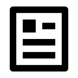 Article Line Icon