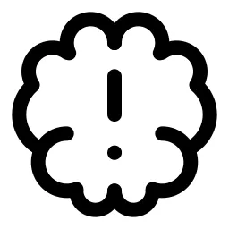 Brain Warning Icon