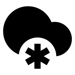 Snowy Fill Icon