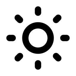 Sun Line Icon