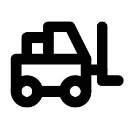 Forklift Line Icon