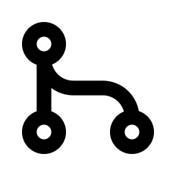 Git Merge Line Icon