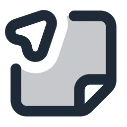 Note Cursor 2 Duotone Icon