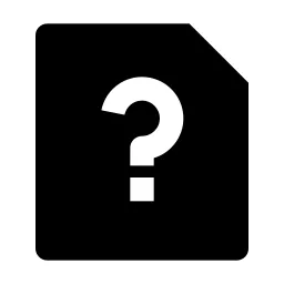 File Unknow Fill Icon