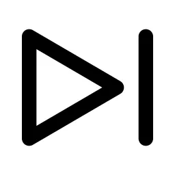 Player Skip Forward Line Icon