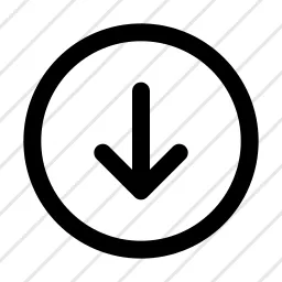 Arrow Down Circle Arrow Bottom Icon