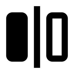 Flip Horizontal Line Icon
