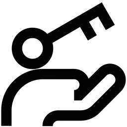 Hand Key Icon