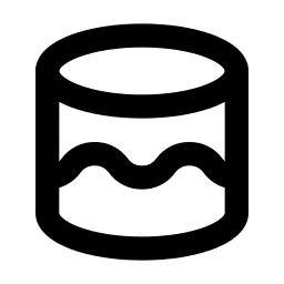 Database Leak Line Icon