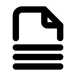 File Stack Line Icon