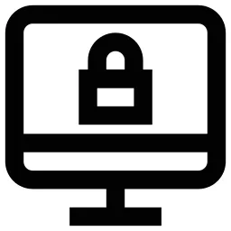 Padlock Monitor Icon
