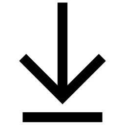 Arrow Down Line Icon