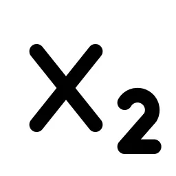 Subscript Line Icon