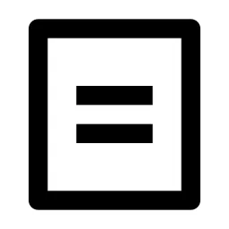 Bill Line Icon