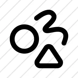 Whiteboard Sketch Forms Icon