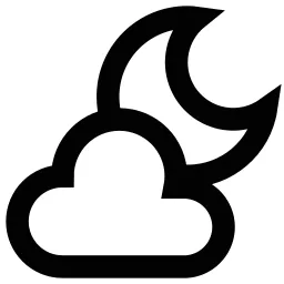 Cloudy Night Icon
