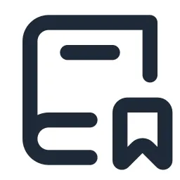 Book Bookmark Line Icon