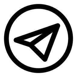 Telegram Circle Icon