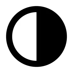 Contrast Fill Icon