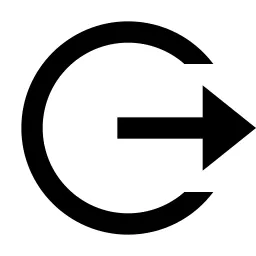 Logout Circle R Line Icon